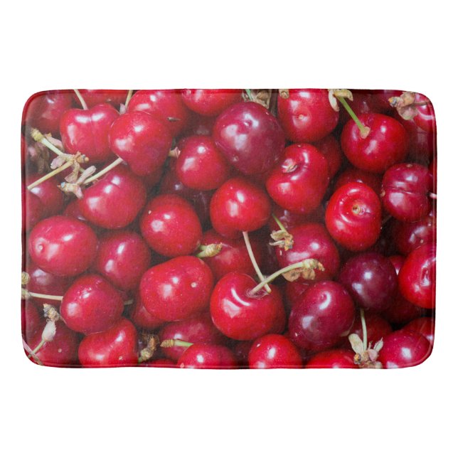 Sweet cherry pattern bath mat (Front)