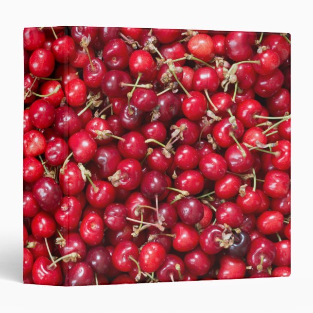 Sweet cherry pattern binder (Front/Spine)