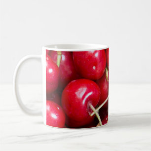Sweet cherry pattern coffee mug