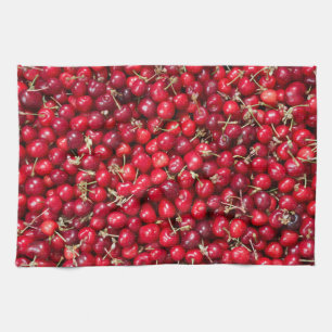 Sweet cherry pattern kitchen towel