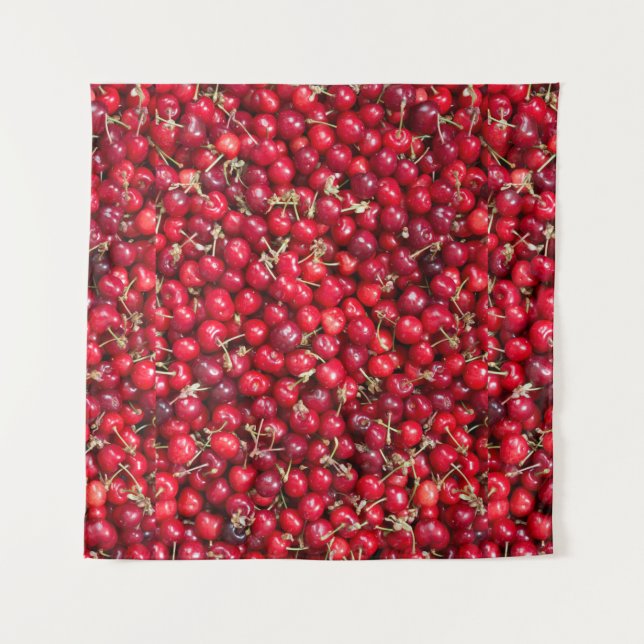 Sweet cherry pattern tapestry (Front)
