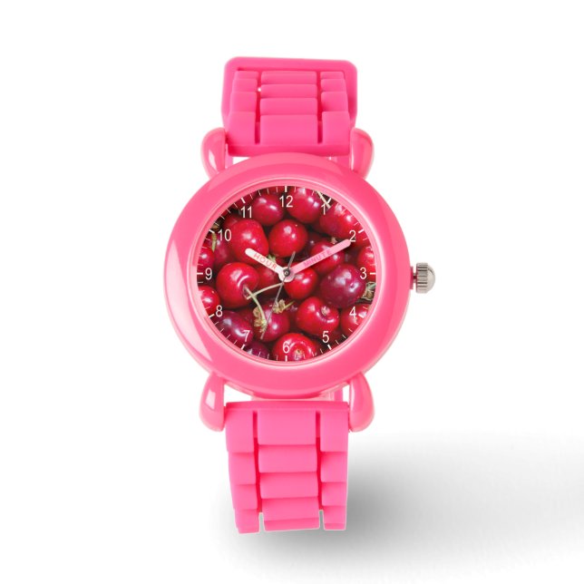 Sweet cherry pattern watch (Front)