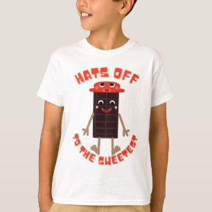 Sweet Choco-Bar Buddy: Kawaii Chocolate Bar  T-Shirt