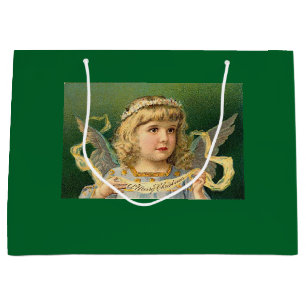 Sweet Christmas Angel Large Gift Bag