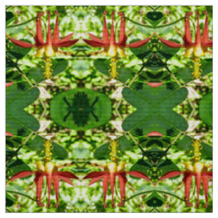 Sweet Christmas Columbine Fabric