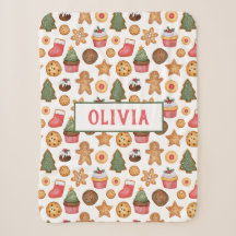 Sweet Christmas Cookies Personalized Baby Name She