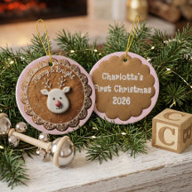 Sweet Christmas | Gingerbread Rudolph Petal