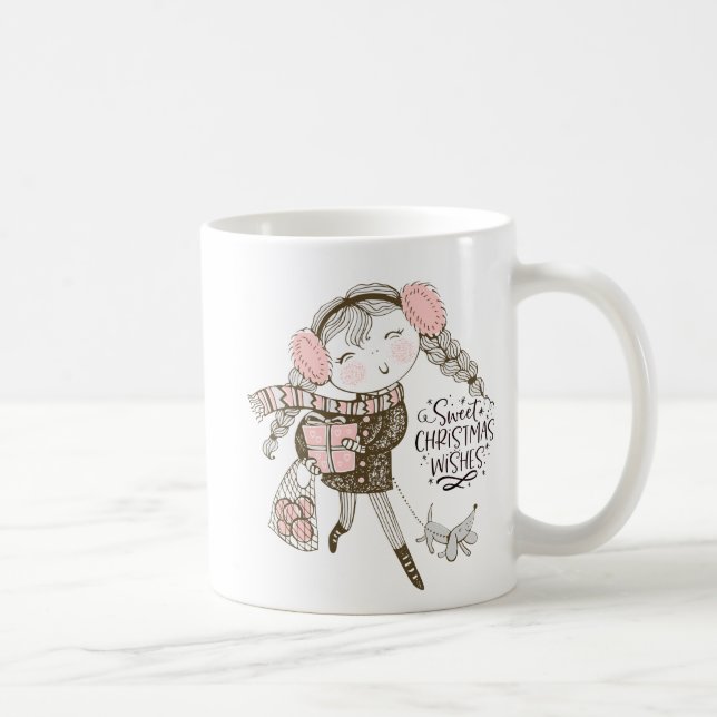 Sweet Christmas Wishes Coffee Mug (Right)