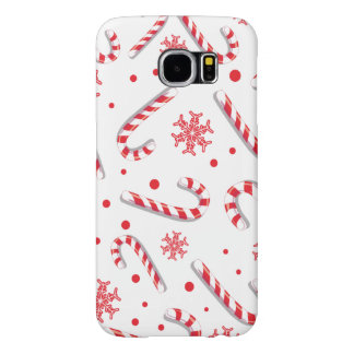 Sweet Christmassy Candy Bar Pattern Samsung Galaxy S6 Case