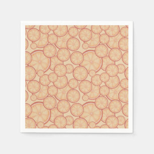 Sweet Citrus Bliss: A Fresh New Beginning Napkin