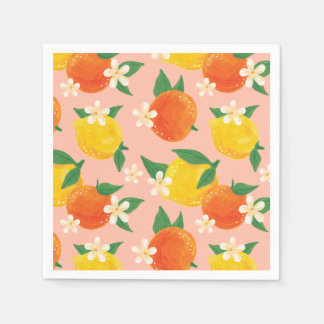 Sweet Citrus Summer Napkin