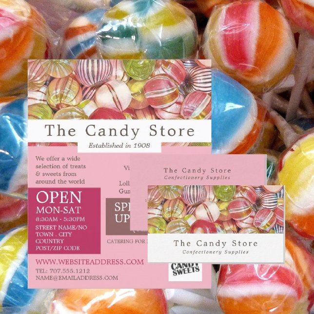 Sweet Collection, Confectionery Supplies Advert Flyer (Creator Uploaded)