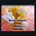 Sweet Colourful Dahlia Flowers Calendar Florals<br><div class="desc">CALENDARS Nature Sweet Colourful Bright Dahlias Calendars, Change the Date to start any Year and Month. Floral Dahlia Flowers Calendar, Gift Calendars, Christmas Gifts, OFFICE ART, Corporate Client Git Calendars, Artwork Calendars, Pink Dahlias, Yellow Dahlias, Orange Dahlias, Botanical Floral Flower Garden Landscapes. BASLEE TROUTMAN FINE ART COLLECTIONS. Bookmark this site...</div>