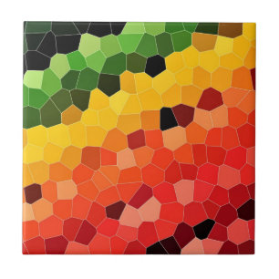 Sweet Colourful Honeycomb Pattern Mosaic - Rainbow Tile