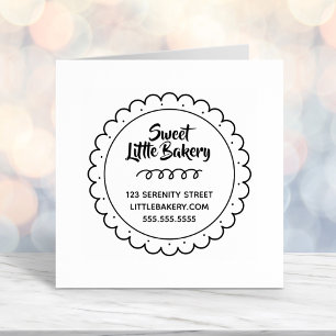 Sweet Cookie Bakery Business Address Self-inking Stamp