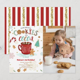 Sweet Cookie Birthday Photo Invitation 