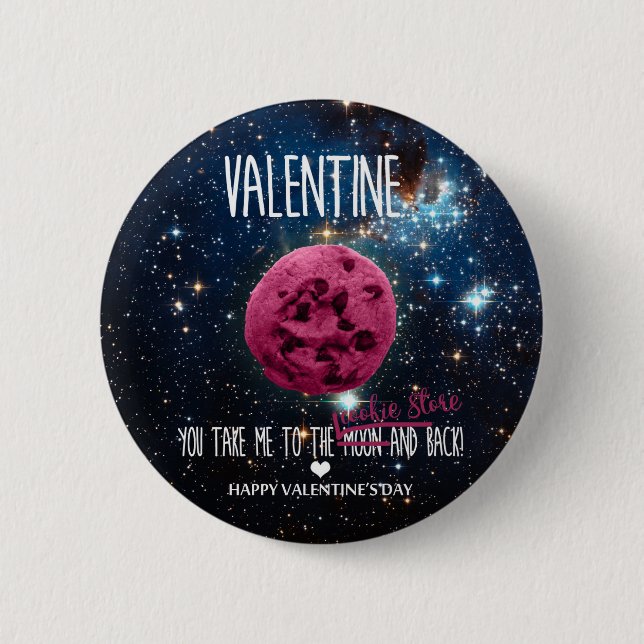 Sweet cookies to Valentines 2 Inch Round Button (Front)