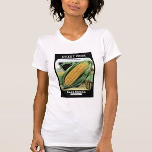 Sweet Corn Golden Bantam Card Seed Co T-Shirt