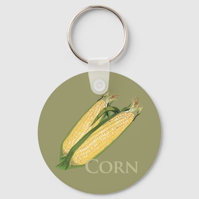Sweet Corn Keychain (Front)