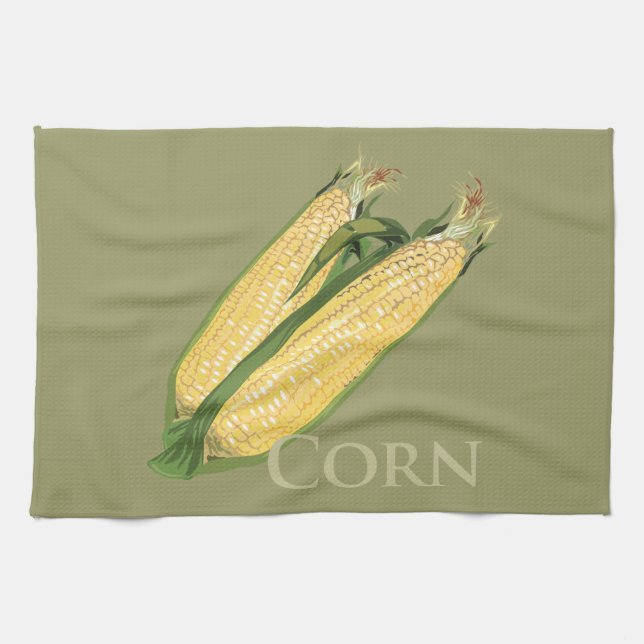 Sweet Corn Kitchen Towel (Horizontal)