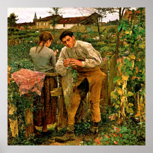Sweet Couple Boy And Girl Poster