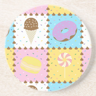 Sweet Cravings Sandstone Coaster