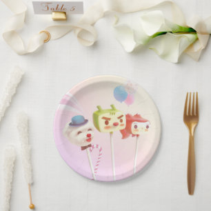 Sweet Crew: Character Cake Pops on a Stick Paper Plate