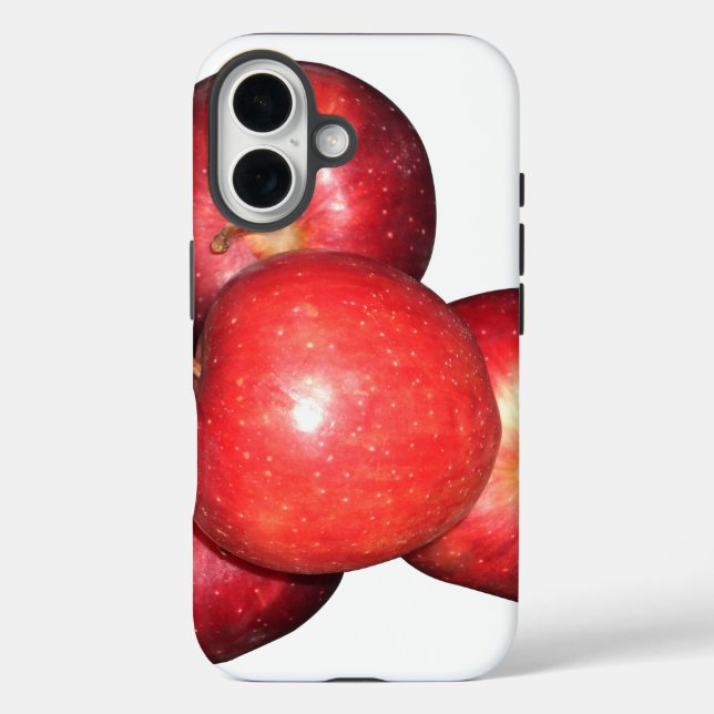 Sweet & Crisp Red Apples - Organic Fruit Print Case-Mate iPhone Case (Back)