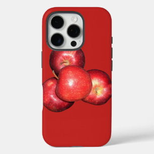 Sweet & Crisp Red Apples - Organic Fruit Print iPhone 16 Pro Case