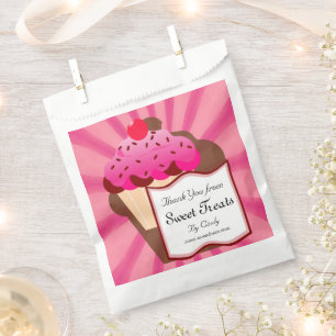 Sweet Cupcake Bakery  Favour Bag