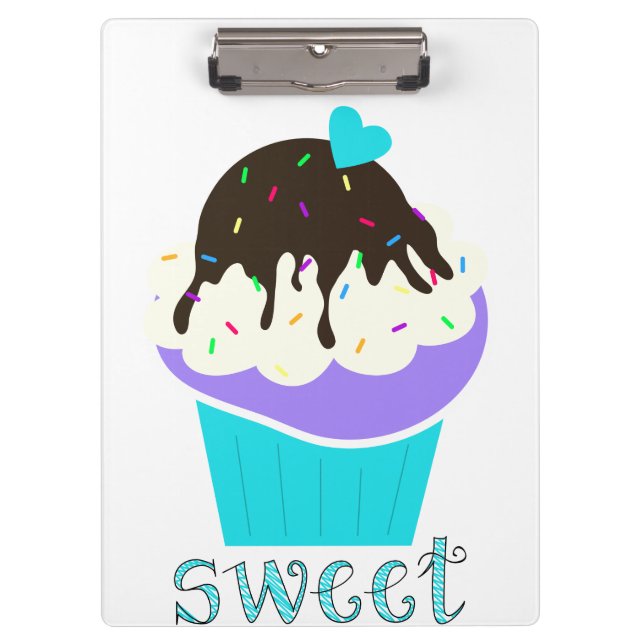 Sweet Cupcake Clipboard (Front)
