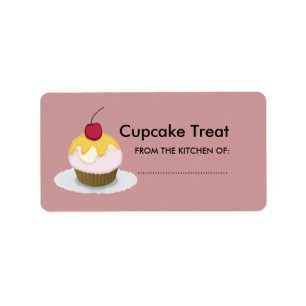 Sweet Cupcake From the Kitchen OF Label