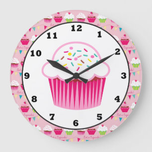 Sweet Cupcake Fun Wall clock