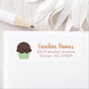 Sweet Cupcake Kids Return Address
