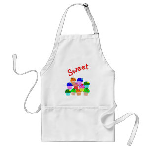 "Sweet"  Cupcake Lovers Gifts Standard Apron