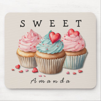 SWEET Cupcake Mousepad Customizable
