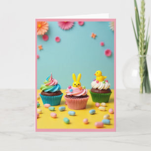 Sweet Cupcake Party Card