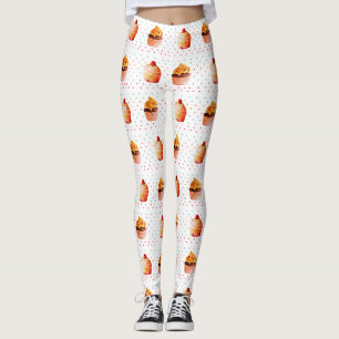 Sweet Cupcakes Custom Leggings