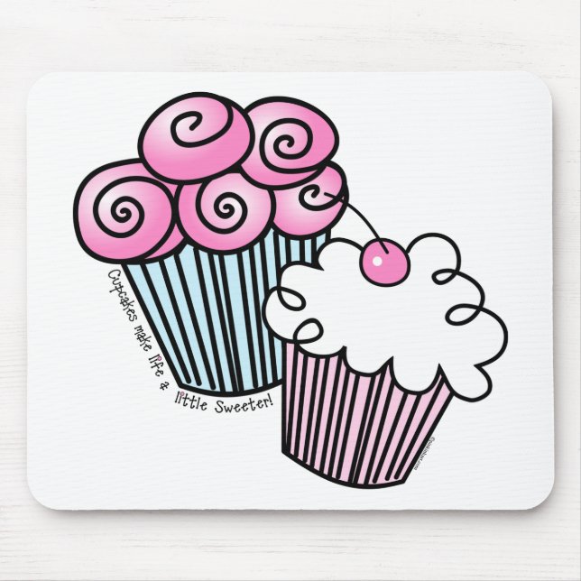 Sweet Cupcakes Mouse Pad (Front)