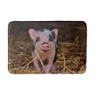 Sweet Cute Pig Bath Mat