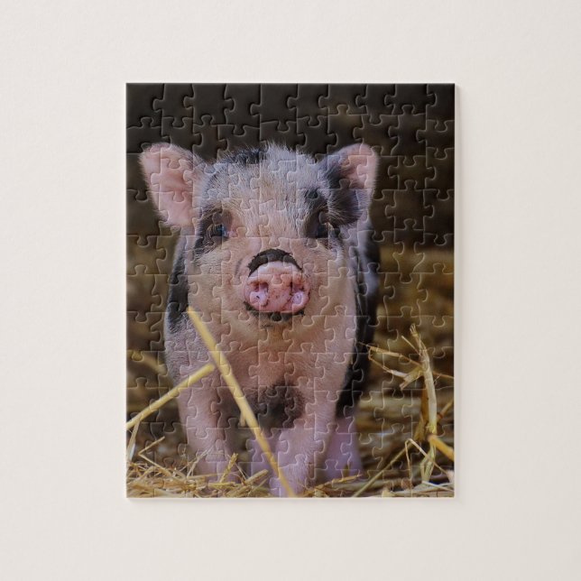Sweet Cute Pig Jigsaw Puzzle (Vertical)