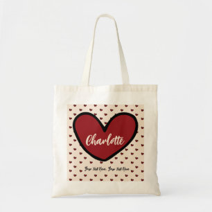 Sweet Cute Trendy Business Logo Company Corporate Tote Bag