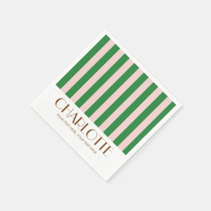 Sweet Cute Trendy Customized Birthday Party Decor Napkin