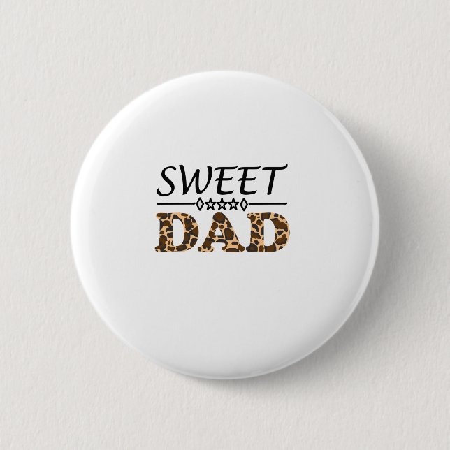 SWEET DAD 2 INCH ROUND BUTTON (Front)