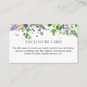 Sweet Daffodils and Wildflowers  Enclosure Card