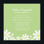 Sweet Daisies Girl Birthday Party Invitation<br><div class="desc">Birthday party invitations</div>