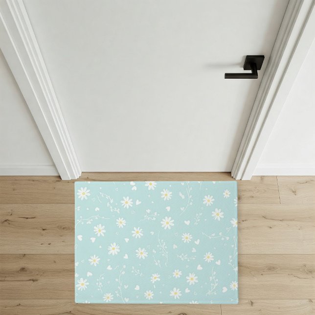 Sweet Daisies Welcome Mat - Personalized Doormat  (Creator Uploaded)