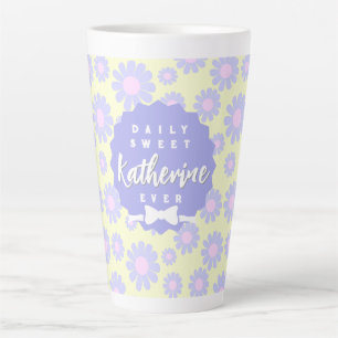 Sweet Daisy Baby Yellow Purple Pink Mug