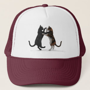 Sweet Dancing Cats Trucker Hat