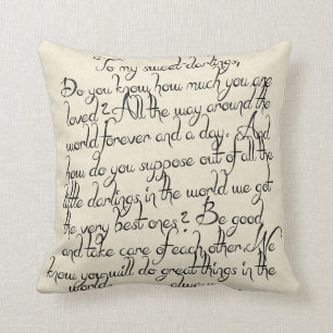 Sweet Darlings Pillow